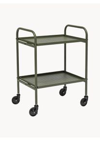 Oyoy Living Design Kovový barový vozík Maki Zelená Kov Š 52 cm, V 70 cm