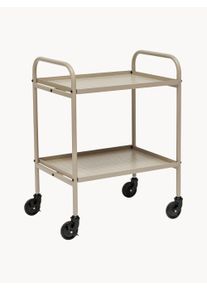 Oyoy Living Design Kovový barový vozík Maki Béžová Kov Š 52 cm, V 70 cm