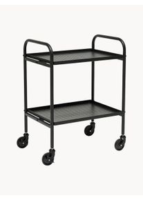 Oyoy Living Design Kovový barový vozík Maki Černá Kov Š 52 cm, V 70 cm