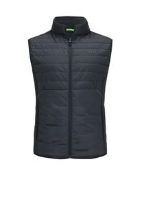 Velké Velikosti - BOSS Green - Prošívaná vesta s nápisem značky - 6XL - Černá