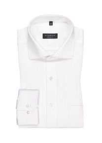 Velké Velikosti - Eterna - Košile s náprsní kapsou, extra dlouhá - 42SL - Bílá