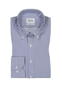 Stenstr&ouml;ms Velk&eacute; Velikosti - Stenstr&ouml;ms - Ko&scaron;ile s proužkovan&yacute;m vzorem, extra dlouh&yacute; ruk&aacute;v - 49SL - Modr&aacute;