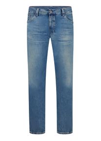 Velk&eacute; Velikosti - Replay - Dž&iacute;ny Deryck v decentn&iacute;m použit&eacute;m vzhledu, Regular Fit - 40/32 - Modr&aacute;