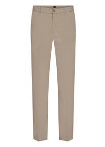 Velk&eacute; Velikosti - BOSS - Chino kalhoty z bavlny s pod&iacute;lem streče, tapered fit - 33 - B&eacute;žov&aacute;