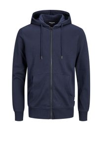 Jack & Jones Velk&eacute; Velikosti - Jack & Jones - Mikina s kapuc&iacute; - 4XL - N&aacute;mořnick&aacute; Modr&aacute;