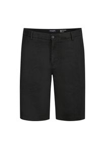 Marc O'Polo Velké Velikosti - Marc O'Polo - Lněné bermudy Reso Jogger, regular fit - 40/30 - Černá