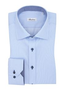 Stenströms Velké Velikosti - Stenströms - Košile se vzorem jemných proužků - 49 - Světle Modrá