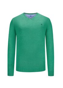 Velk&eacute; Velikosti - Fynch-Hatton - Bavlněn&yacute; svetr se &scaron;pičat&yacute;m v&yacute;střihem - LT - Zelen&aacute;