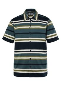 Velk&eacute; Velikosti - JP1880 - Pik&eacute; ko&scaron;ile s kr&aacute;tk&yacute;m ruk&aacute;vem a pruhovan&yacute;m vzorem, kolekce STHUGE - 6XL - V&iacute;cebarevn&eacute;