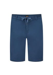 Velk&eacute; Velikosti - BOSS - Strečov&eacute; bermudy se stahovac&iacute; &scaron;ňůrkou - 40/30 - Světle Modr&aacute;