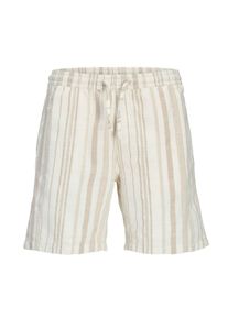 Jack & Jones Velk&eacute; Velikosti - Jack & Jones - Letn&iacute; bermudy s pruhy - 42/30 - B&eacute;žov&aacute;