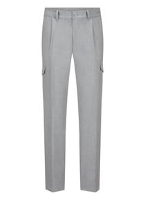 Velk&eacute; Velikosti - Brax - V&yacute;konn&eacute; cargo kalhoty Tino se skladem v pase - 64 - Světle &scaron;ed&aacute;