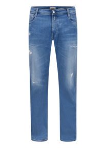 Velk&eacute; Velikosti - Replay - Nadměrn&eacute; dž&iacute;ny Anbass v obno&scaron;en&eacute;m vzhledu, slim fit - 42/32 - Modr&aacute;