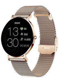 XCOAST SIONA 2 Smartwatch Sportuhr Fitnessuhr Fitness-Tracker 42mm ros&eacute;gold