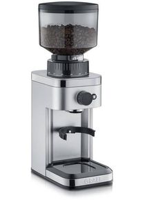 Graef CM500 Kaffeemühle Mühle Kegelmahlwerk 1-12 Tassen 135 Watt silber