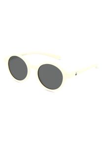 OKIDOKI SAMMY SUN LITTLE (3-5) | unisex sluneční brýle | Panto | Obruba: Plast bílá | Barva čoček: šedá