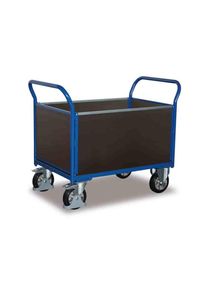 Cordes Transportní vozík 1000 kg s EasySTOP, Čtyřstěnný dílenský vozík
