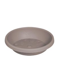 Podmiska pod květináč CYLINDRO, taupe, 37 cm