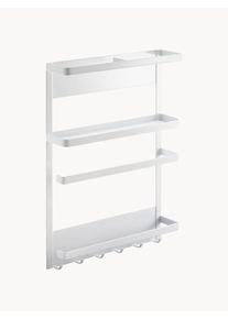 Yamazaki Magnetick&aacute; bočn&iacute; police Tower B&iacute;l&aacute; Kov &Scaron; 25 cm, V 34 cm