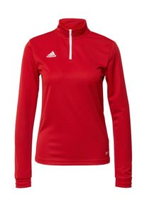 adidas Performance Ženy Sportovní mikina 'Entrada 22' karmínově červené / bílá XS