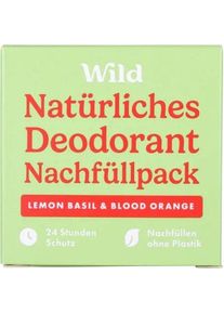 Wild Náplň do deodorantu Deodorant tyčinka Lemon Basil & Blood Orange 40 g