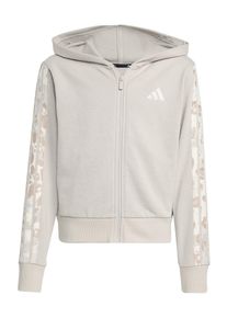 adidas Sportswear Dívka Sportovní mikina brokátová / režná / bílá 164