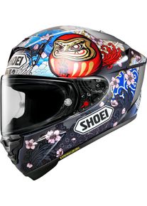 Shoei X-SPR Pro Marquez Motegi 5 TC-1, full face helmet , color: Dark Grey/Red/Blue/Gold , size: XXL