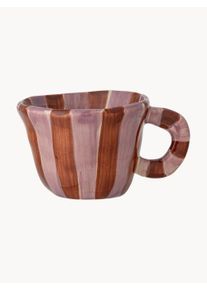 Bloomingville Mini Ručně vyrobený hrnek Nini Růžová, Červená Hlína Ø 8 x V 6 cm, 100 ml