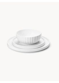 Georg Jensen Sada nádobí z pocelánu Bernadotte, pro 1 osobu (3 díly) Bílá Porcelán Pro 1 osobu (3 díly)