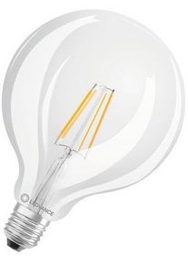 LEDVANCE LED CLASSIC GLOBE P 4W 827 FIL CL E27, 470lm, warmweiß (4099854054198)