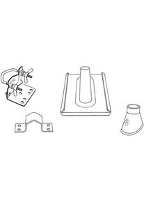 Triax MZ50 Mast-Zubehör-Set für Rohre, mit Ø 48-50mm (140409)