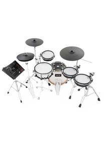 Roland TD713 dt-Select 5-pcs Kit on Stands - 1 up 2 down mit diabolo 3 Kick