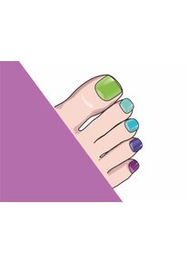 MANITIME gelové nálepky - Colorful Toe