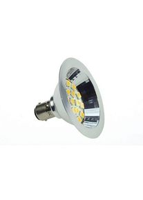Scharnberger & Hasenbein 18SMD5050 LED Reflektorlampe, AR70, 70x47mm, Ba15d, 10-30VDC, 10-18VAC, 2,7W, 250lm, 3000K, 125°, dimmbar (34747)