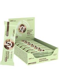 QNT Vegan Protein Wafer, 12 x 35 g Wafer, Hazelnut