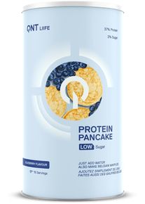 QNT Protein Pancake Low Sugar, 500 g Dose, Blueberry