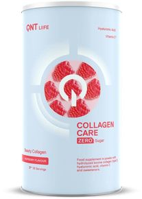QNT Collagen Care Zero Sugar, 390 g Dose, Raspberry