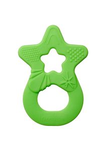Dentistar Teether "Star", kousátko „Hvězda“ od 3 měsíců, zelené