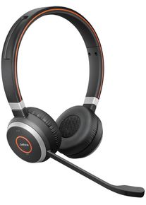 Jabra Evolve 65 Second Edition Headset MS Teams Telefon On Ear Bluetooth Funk Stereo Noise Cancelling schwarz