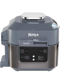 Ninja ON400DE Heißluftfritteuse Airfryer Dampffritteuse 5,7 Liter 1760 Watt grau