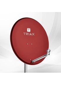 Triax TDA 80R Offset Parabol, 80cm, Alu, Ziegelrot (120512)