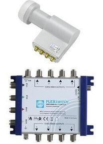 Wisi ODR 0508 Speisesystem Quattro (OC 04 D + DRR 0508) inkl. Multischalter (75990)