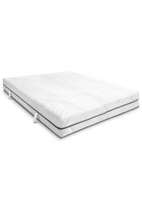 7-зонний в'язко-еластичний матрац Sleezzz Smart 200 x 200 см, висота 18 см, рівень жорсткості H3 з піною з повітряною пам'яттю
