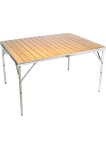 Outwell Calgary L Campingtisch Klapptisch Esstisch Reisetisch 90x120x70cm Bambus Garten Terrasse faltbar braun