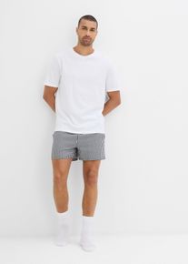 Krátké pyžamo z čisté bavlny krátký rukáv | Bílá | Vel. 48/50 (M) | bonprix