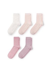 C&Amp;A Multipack 5 ks-ponožky-žebrované, Růžové, Größe: 35-38