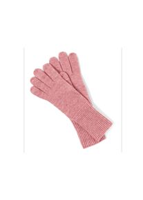 Tchibo - Pleten&eacute; rukavice s vlnou - barva: růžov&aacute;