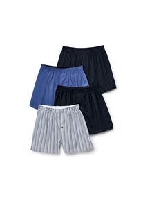 Tchibo - Tkané boxerky - pro muže - vel. L/6 - barva: modrá/s proužky