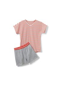 Tchibo - Dětské pyžamo - pro dívky - vel. 122/128 - barva: bílá/s proužky