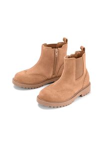 Tchibo - Dětsk&eacute; kožen&eacute; kotn&iacute;kov&eacute; boty - pro ženy - vel. 30 - barva: hněd&aacute;